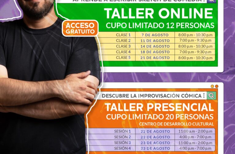 Inscríbete al taller de sketch e improvisación cómica que trae Referencia Norte 2023