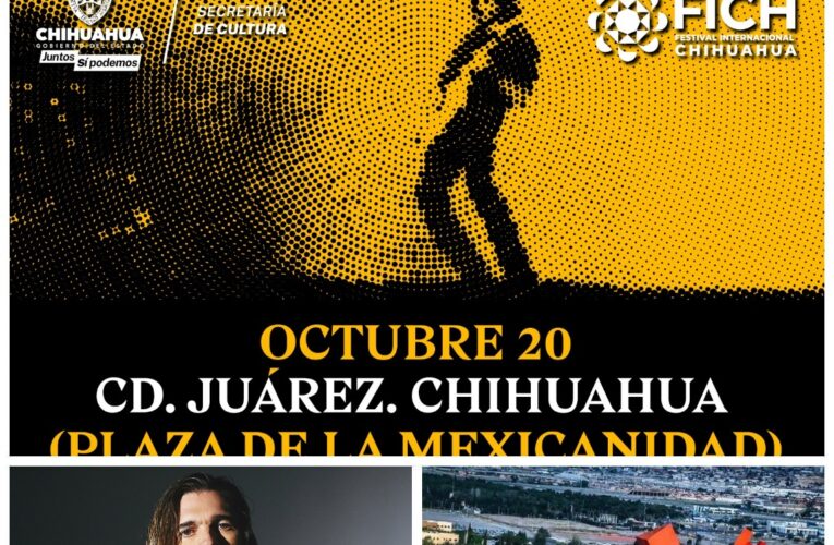 Presenta Festival Internacional Chihuahua a Juanes, por primera vez en Ciudad Juárez