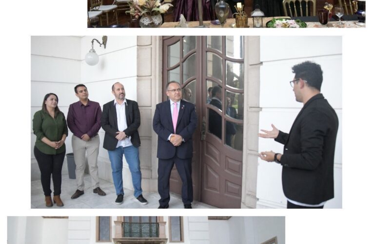 Inicia Rector Rivera Campos, actividades de la Compañía de Teatro de la UACH con la obra “Huye”.