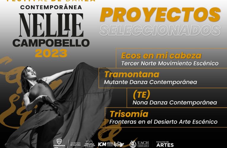 Presenta Secretaría de Cultura a las y los seleccionados para formar parte del Festival de Danza Contemporáneo “Nellie Campobello” 2023