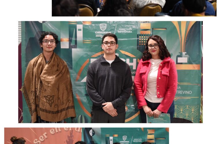 La Secretaría de Cultura galardonó a los jóvenes escritores, en el marco de la Feria del Libro Chihuahua 2023
