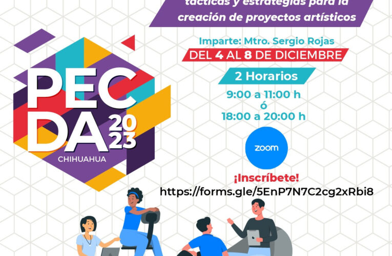 Invita Secretaría de Cultura a taller virtual sobre creación de proyectos artísticos