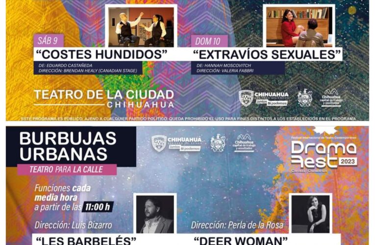 Unen su talento artistas chihuahuenses y canadienses en el Festival Internacional de Teatro Contemporáneo “Drama Fest” 2023