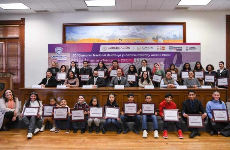Premian a ganadores de fase estatal del Concurso Nacional de Dibujo y Pintura Infantil y Juvenil 2023