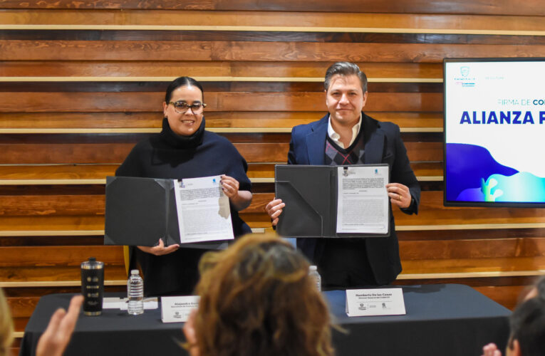 Firman Secretaría de Cultura y Cobach convenio para apoyar el desarrollo artístico y cultural de las juventudes