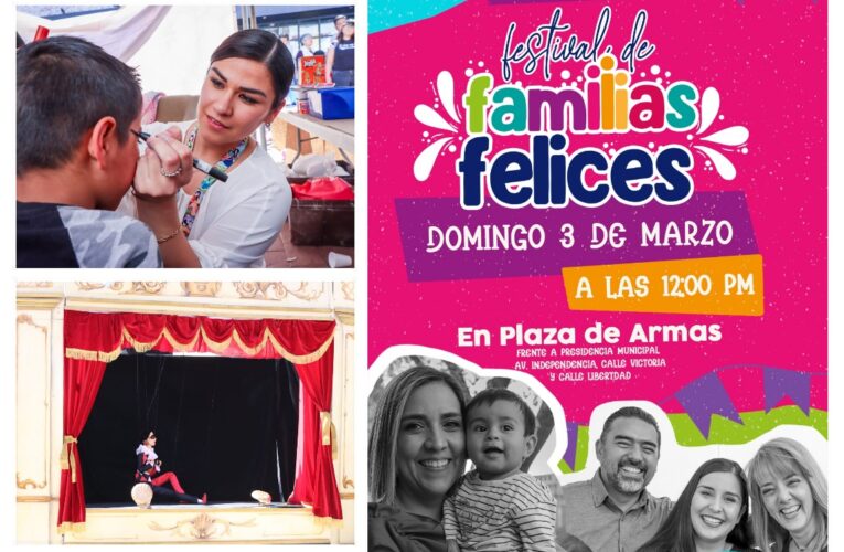 Prepara DIF Municipal segunda emisión del Festival Familias Felices