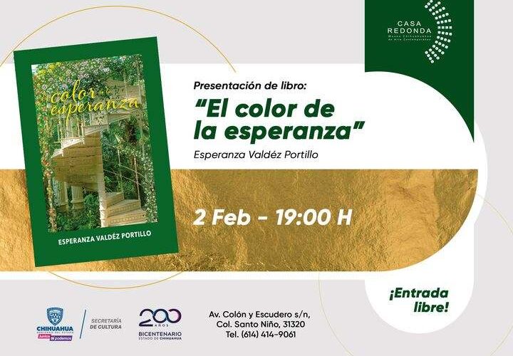 Invita Casa Redonda a la presentación del libro de la escritora chihuahuense Esperanza Valdéz
