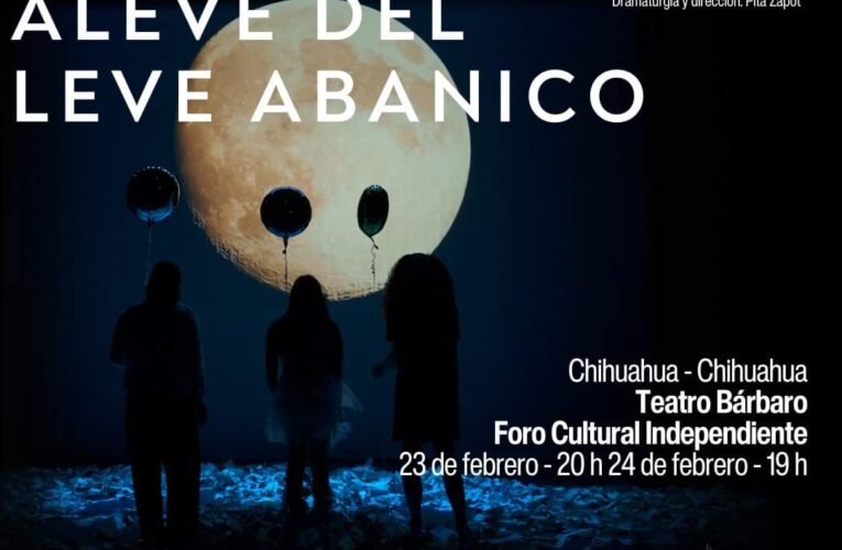 ESTA SEMANA DENTRO DE LA PROGRAMACIÓN DEL CIRCUITO NACIONAL DE ARTES ESCÉNICAS Y TÍTERES EN ESPACIOS INDEPENDIENTES CHAPULTEPEC EN TEATRO BÁRBARO SE PRESENTA LA COMPAÑÍA INGRAVITA ESCÉNICA