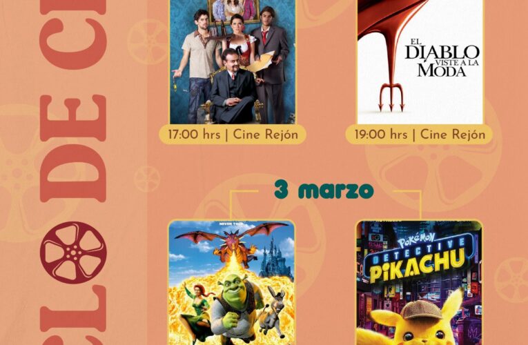 Invita Municipio a proyección “Ciclo de Cine de Comedia” en Cine del Rejón