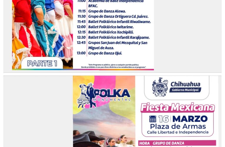 Invitan a participar en las actividades culturales de la Polka Monumental 2024