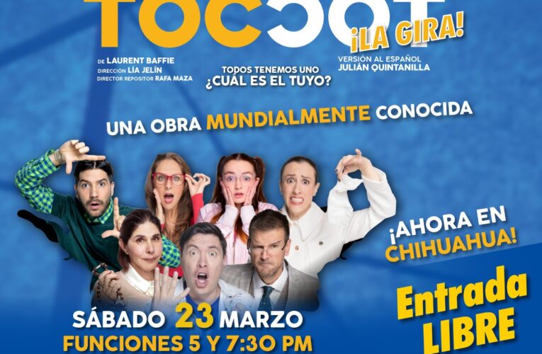 Celebra Municipio Día Mundial del Teatro; invitan a puesta en escena “Toc Toc”