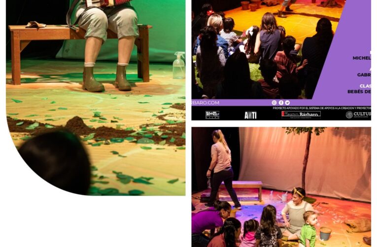 ESTE DOMINGO EN TEATRO BÁRBARO DENTRO DE LA MATINÉ DE TEATRO PARA PRIMERAS INFANCIAS TENEMOS TEATRO PARA BEBÉS.