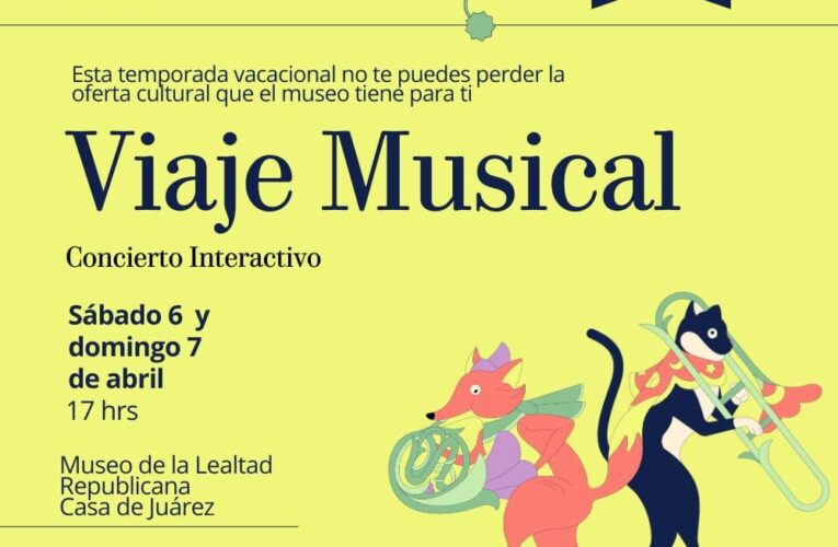 Ofrecerá Museo Casa Juárez conciertos didácticos para niñas y niños