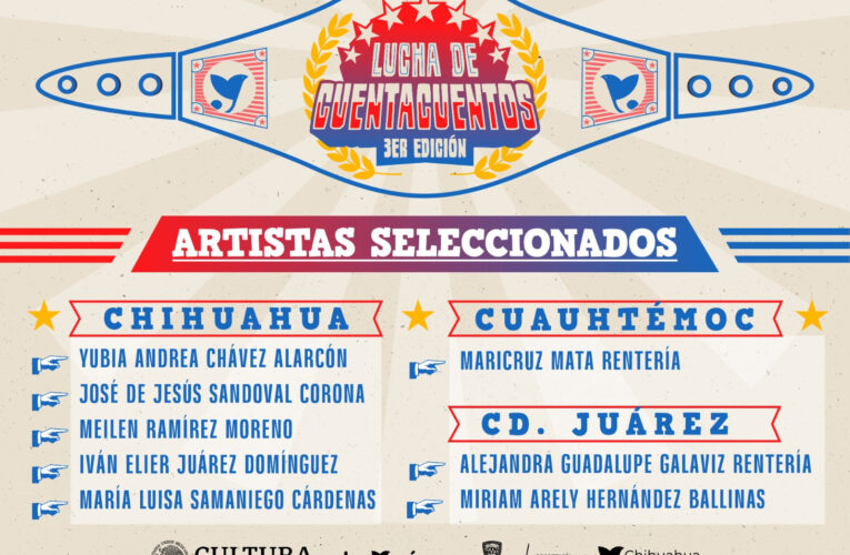 Presenta Cultura a artistas que participarán en la Tercera Edición de Lucha de Cuenta Cuentos
