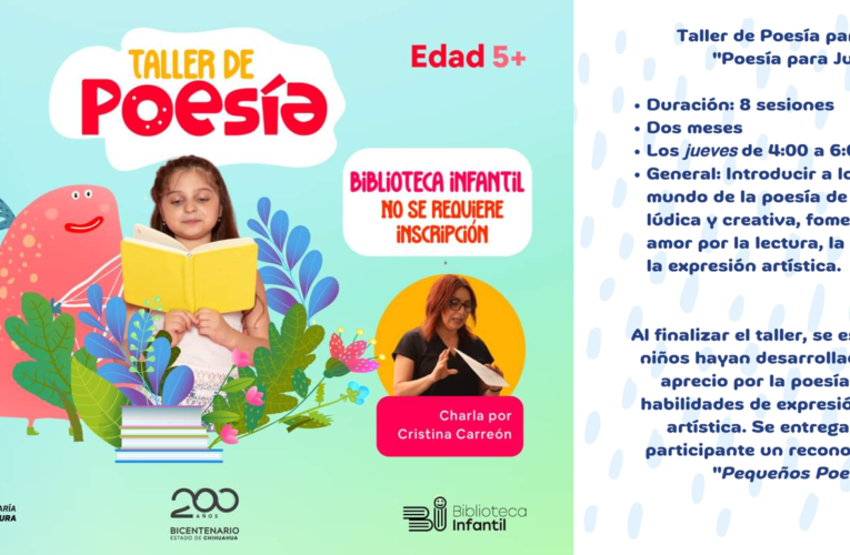 Descubre el Mundo de la Poesía en “Poesía para Jugar”!