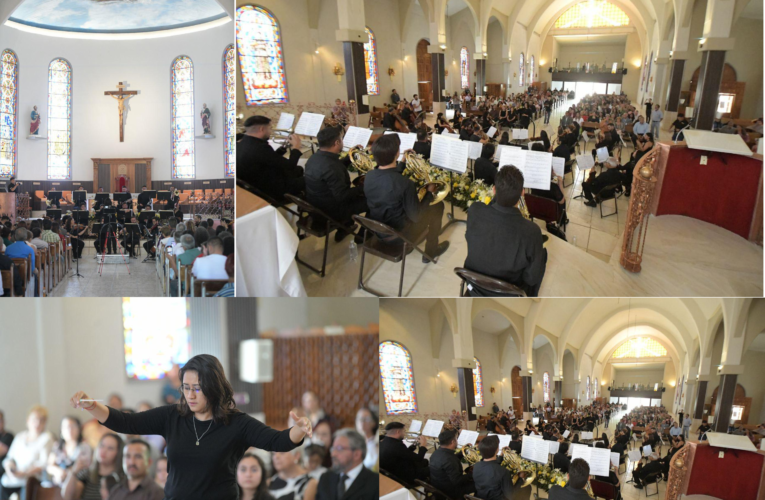 Presenta OSUACH Concierto de Gala en la catedral de Ciudad Madera, Chihuahua.