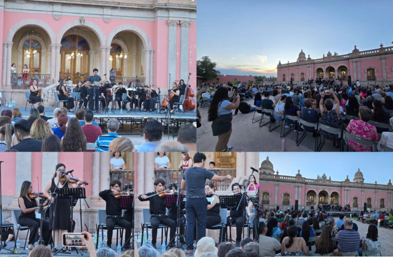 Deleita orquesta Camerata del Desierto a familias chihuahuenses con el concierto “Bajo las Estrellas”