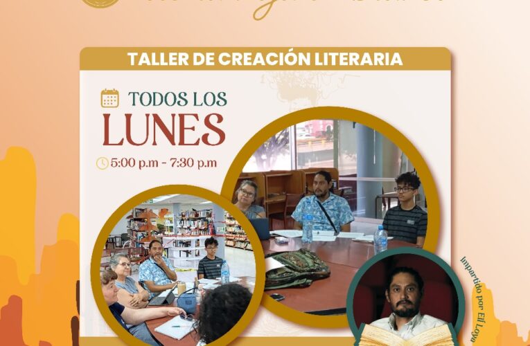Invita Municipio al Taller de Creación Literaria “El Lado Oscuro de la Hoja en Blanco”