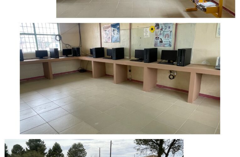 Concluye Municipio rehabilitación de la biblioteca en comunidad División del Norte de El Sauz