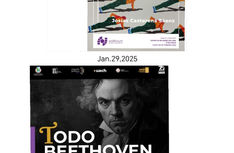 UACH invita a las actividades cultural para el día jueves 30 de enero
