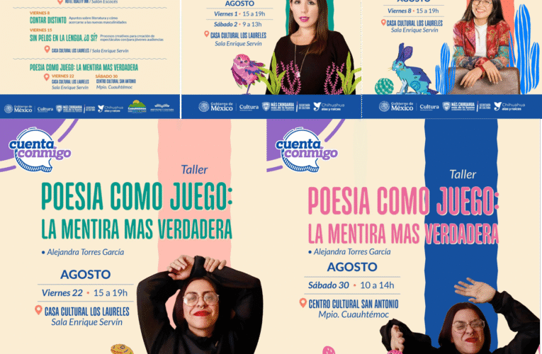Convoca Secretaría de Cultura a artistas y creadores a participar en el taller “Identidades: Jornadas de formación para el trabajo cultural para y con las adolescencias”