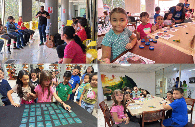 Inicia Municipio la Veraneada en la Mediateca Municipal con más de 100 niñas y niños