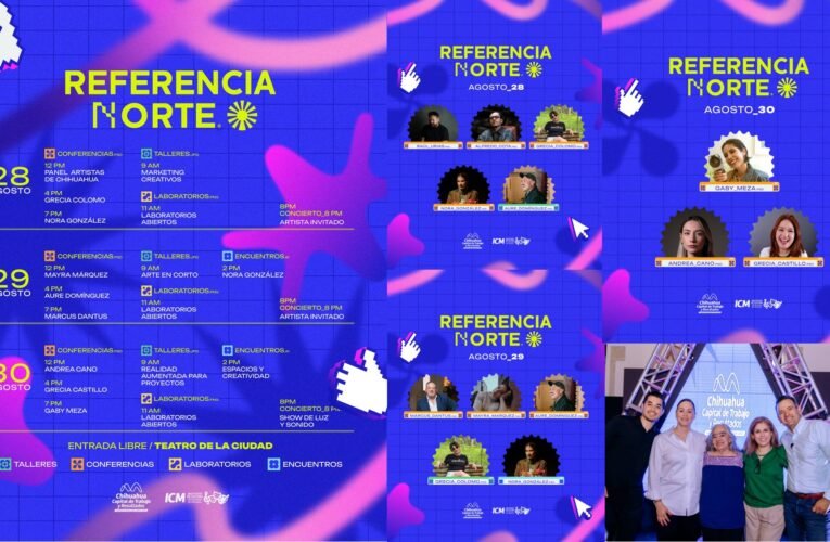 Anuncia alcalde Bonilla fechas y cartelera de Referencia Norte 2025