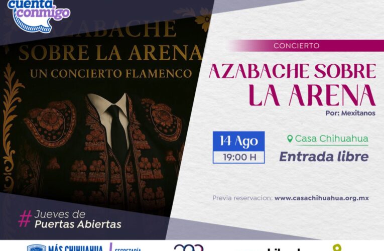 Presentarán Los Mexitanos el concierto gratuito “Azabache sobre la arena” en Casa Chihuahua
