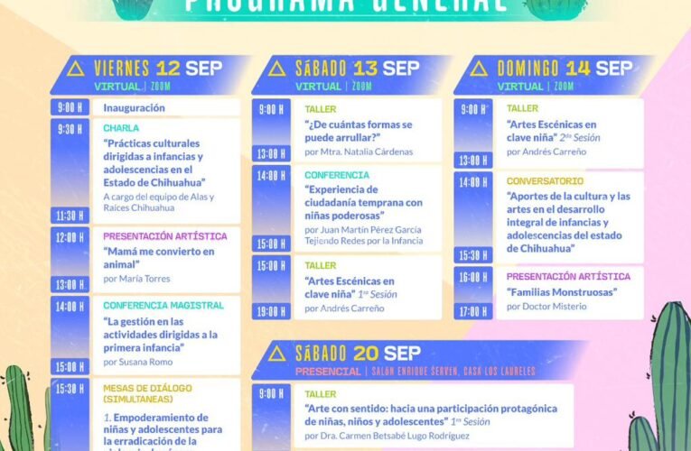 Anuncia Gobierno del Estado Primer Encuentro de Agentes de Cultura Infantil