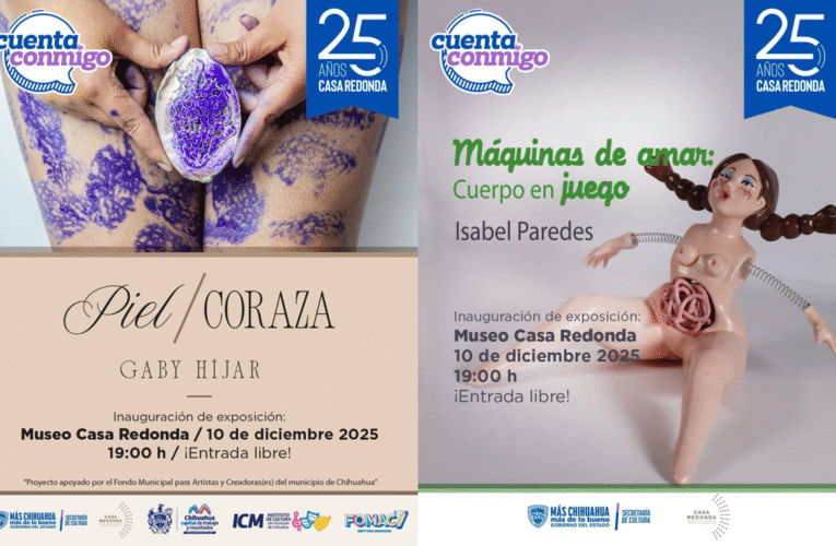 Concluye Casa Redonda festejos de su 25 aniversario con inauguración de exposiciones de Gaby Híjar e Isabel Paredes