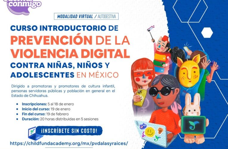 Invita “Alas y Raíces” a curso sobre prevención de violencia digital
