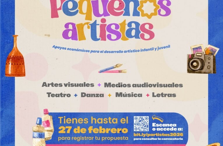 Abre Gobierno Municipal convocatoria “Pequeños Artistas” en su primera edición