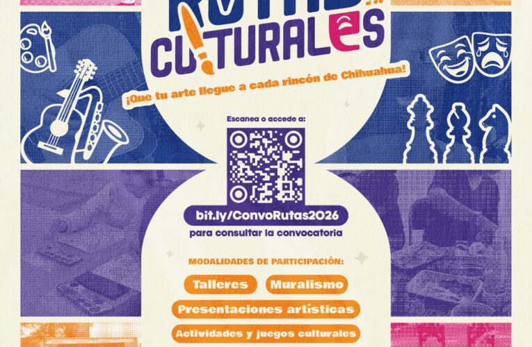 ¡Muestra tu arte a la ciudad! Abre Municipio convocatoria Rutas Culturales 2026
