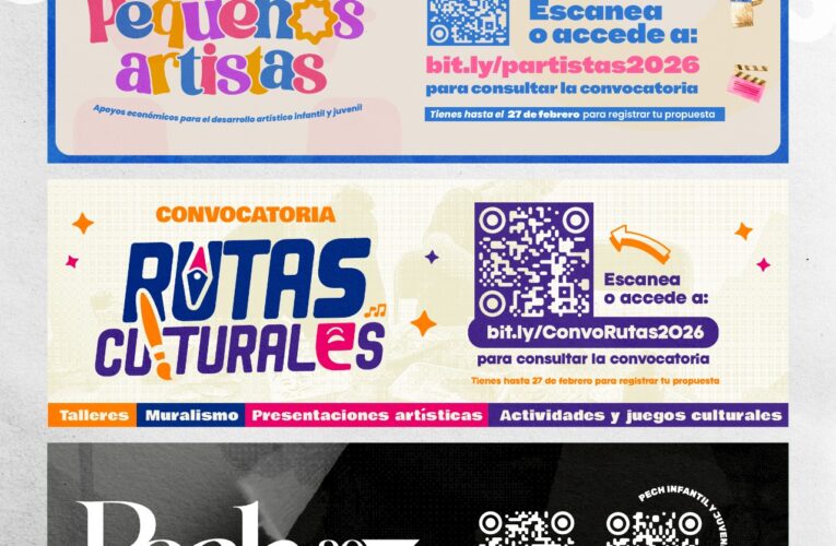 Mantiene Municipio tres convocatorias abiertas para impulsar el talento local